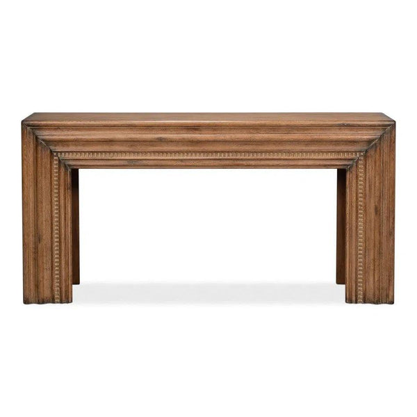 Mantel Console Table Natural Brown Reclaimed Wood Console Tables LOOMLAN By Sarreid