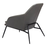 Manuel Accent Chair Gray Club Chairs LOOMLAN By Zuo Modern