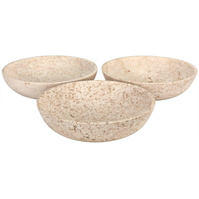 Marble Bowls, Set of 3 Boxes & Bowls LOOMLAN By Noir