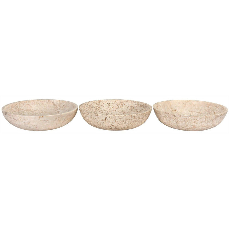 Marble Bowls, Set of 3 Boxes & Bowls LOOMLAN By Noir