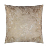 Marble Brown Throw Pillow With Insert Throw Pillows LOOMLAN By D.V. Kap