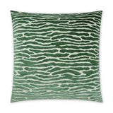 Marcel Green Abstract Animal Green Large Throw Pillow With Insert Throw Pillows LOOMLAN By D.V. Kap