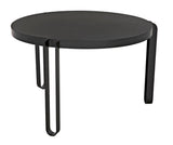 Marcellus Dining Table, 49", Black Metal Dining Tables LOOMLAN By Noir