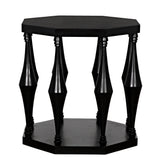 Marceo Side Table, Hand Rubbed Black Side Tables LOOMLAN By Noir