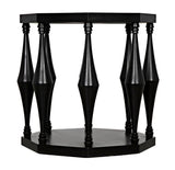 Marceo Side Table, Hand Rubbed Black Side Tables LOOMLAN By Noir