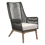 Marco Polo Lounge Chair - Grey Outdoor Lounge Chair Outdoor Lounge Chairs LOOMLAN By Seasonal Living