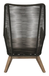 Marco Polo Lounge Chair - Grey Outdoor Lounge Chair Outdoor Lounge Chairs LOOMLAN By Seasonal Living