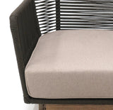 Marco Polo Lounge Chair - Grey Outdoor Lounge Chair Outdoor Lounge Chairs LOOMLAN By Seasonal Living