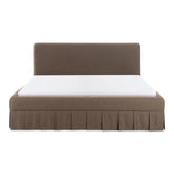 Maren Wood Brown Bed Beds LOOMLAN By Moe's Home