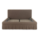 Maren Wood Brown Bed Beds LOOMLAN By Moe's Home