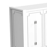 Mariah MDF and Acrylic White Server Sideboards LOOMLAN By Bassett Mirror