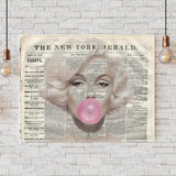 Marilyn Monroe Wall Art Indoor Outdoor Canvas Artwork LOOMLAN By LOOMLAN