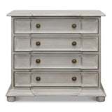 Markey Commode 4 Drawers Chest Grey Chests LOOMLAN By Sarreid