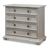 Markey Commode 4 Drawers Chest Grey Chests LOOMLAN By Sarreid