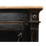 Marksman Extra Wide Sideboard Antique Ebony Sideboards LOOMLAN By Sarreid