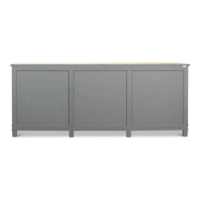 Marksman Extra Wide Sideboard Antique Ebony Sideboards LOOMLAN By Sarreid