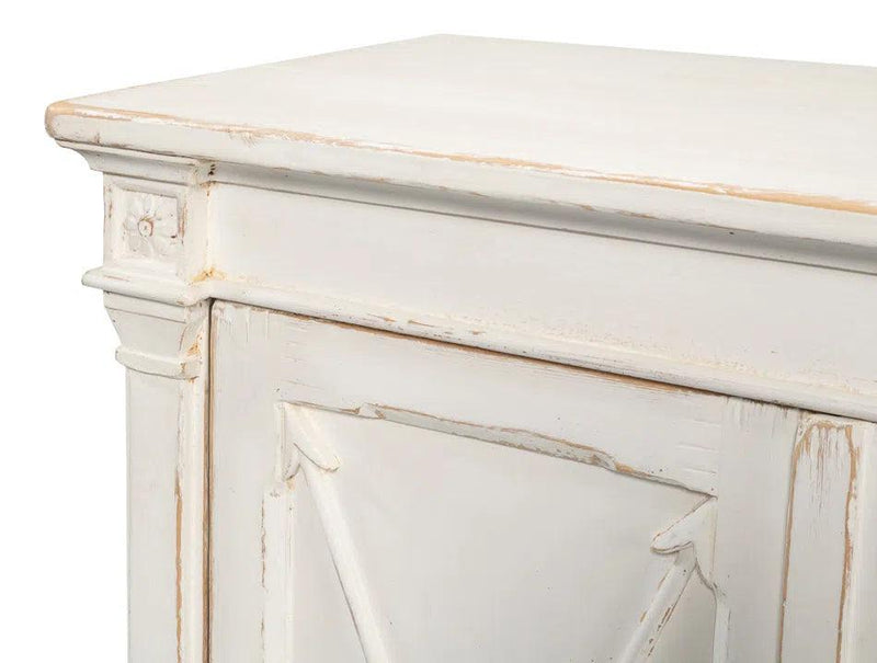 Marksman Sideboard Whitewash Sideboards LOOMLAN By Sarreid