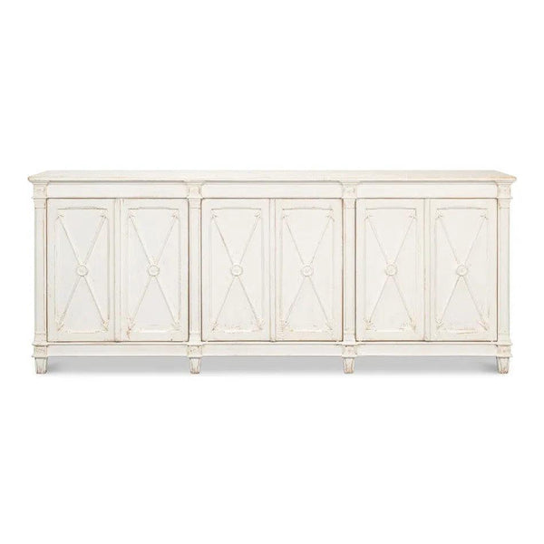 Marksman Sideboard Whitewash Sideboards LOOMLAN By Sarreid