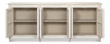 Marksman Sideboard Whitewash Sideboards LOOMLAN By Sarreid