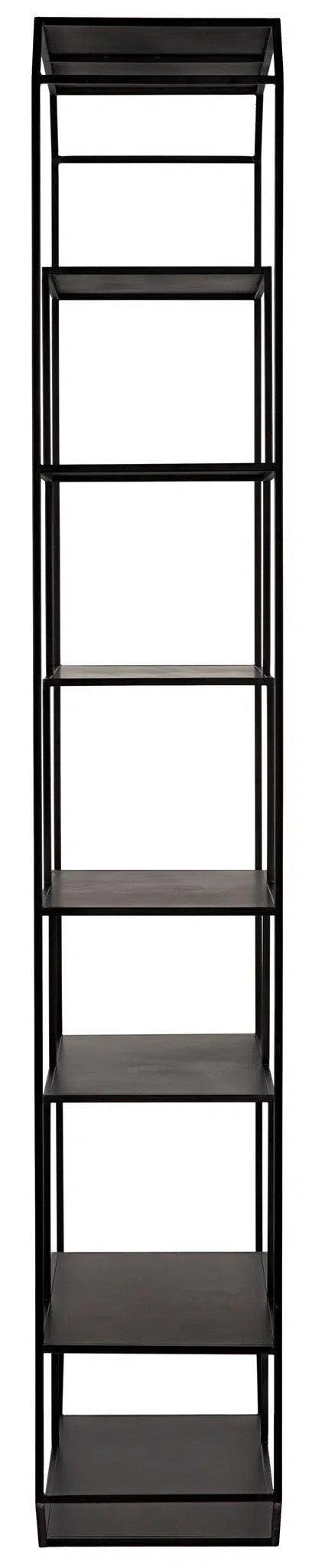 Marquise Bookcase, Black Steel Bookcases LOOMLAN By Noir