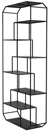 Marquise Bookcase, Black Steel Bookcases LOOMLAN By Noir