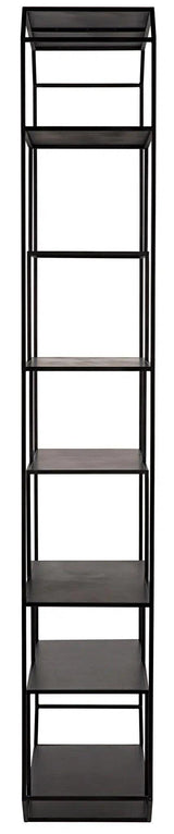 Marquise Bookcase, Black Steel Bookcases LOOMLAN By Noir