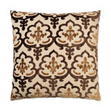 Marrisett Chocolate Brown Throw Pillow With Insert Throw Pillows LOOMLAN By D.V. Kap