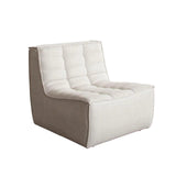 Marshall Scooped Seat Armless Chair in Sand Fabric Sofas & Loveseats LOOMLAN By Diamond Sofa