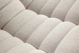 Marshall Scooped Seat Armless Chair in Sand Fabric Sofas & Loveseats LOOMLAN By Diamond Sofa