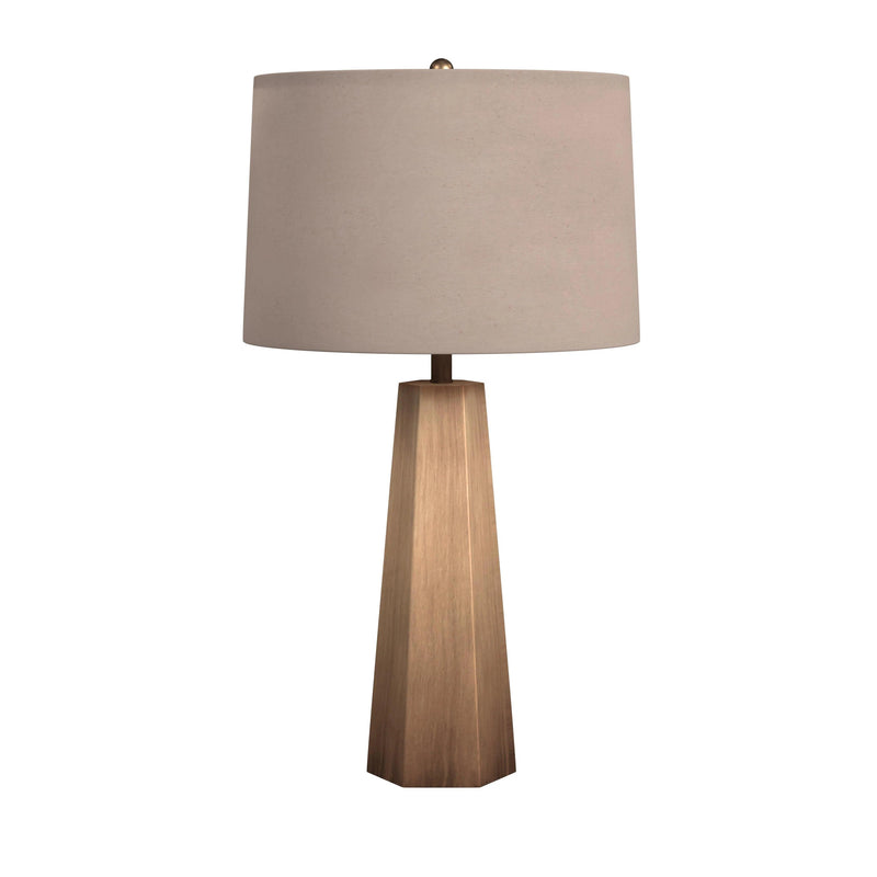 Marsham Metal Gold Table Lamp Table Lamps LOOMLAN By Bassett Mirror