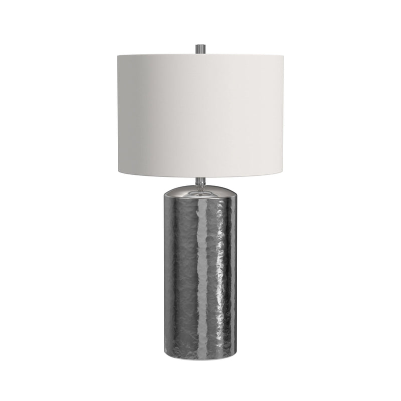 Marta Ceramic Silver Table Lamp Table Lamps LOOMLAN By Bassett Mirror