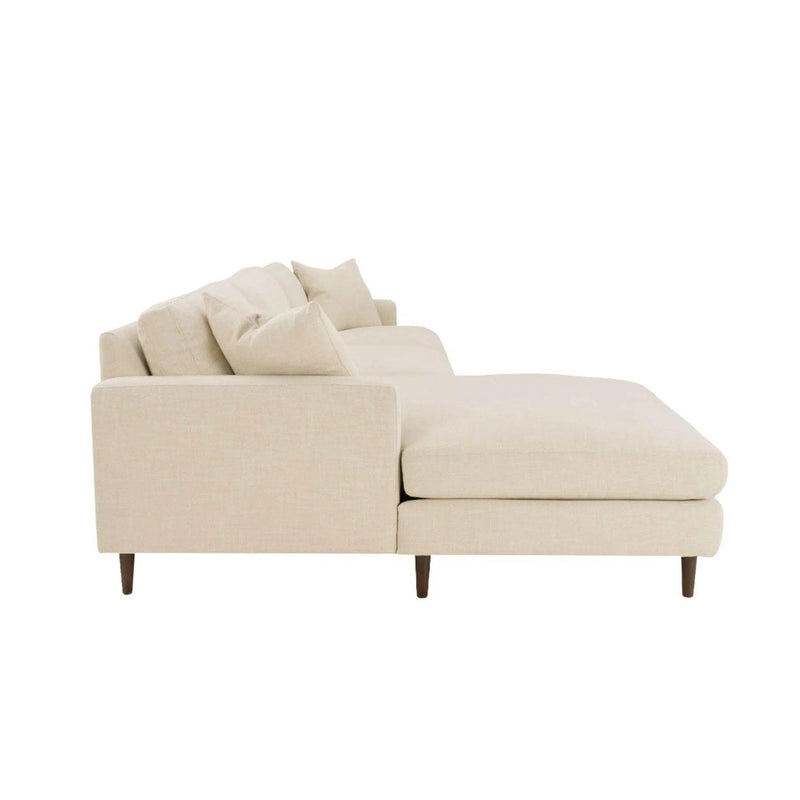 Martha Left Sectional Sofa - Beach Alabaster Sectionals LOOMLAN By LH Imports