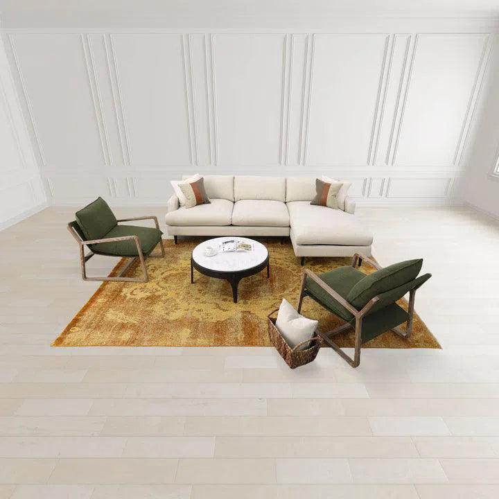 Martha Right Sectional Sofa - Beach Alabaster Sectionals LOOMLAN By LH Imports