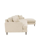 Martha Right Sectional Sofa - Beach Alabaster Sectionals LOOMLAN By LH Imports