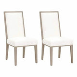 Martin Polyester Upholstered Armless Dining Chair (Set Of 2)