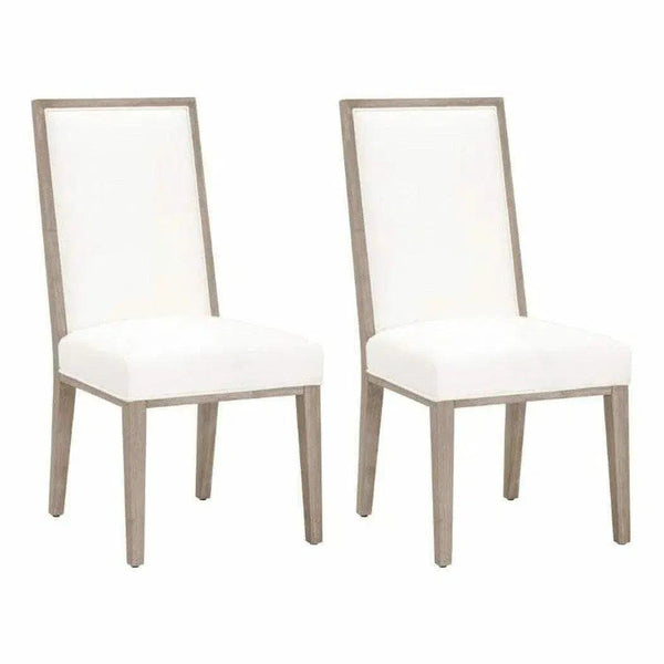 Martin Polyester Upholstered Armless Dining Chair (Set Of 2)