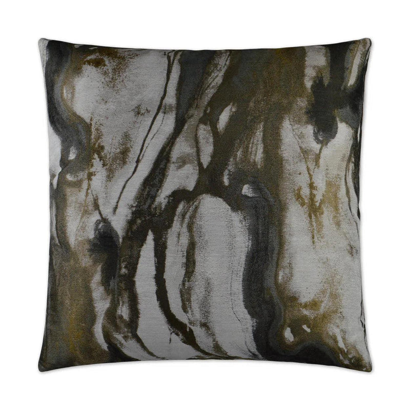 Marvella Quartz Grey Throw Pillow With Insert Throw Pillows LOOMLAN By D.V. Kap