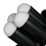 Massimo Steel and Frosted Globe Chandelier Chandeliers LOOMLAN By Noir