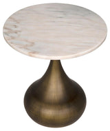 Mateo Side Table, Aged Brass Side Tables LOOMLAN By Noir