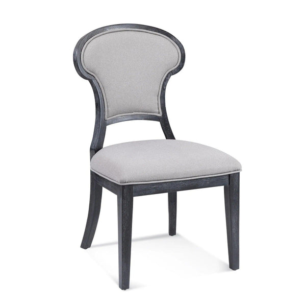 Mateo Wood Grey Armless Dining Chair Dining Chairs LOOMLAN By Bassett Mirror