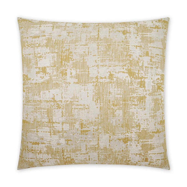 Mathilde Lemon Glam Yellow Large Throw Pillow With Insert Throw Pillows LOOMLAN By D.V. Kap