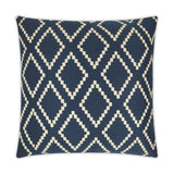 Matteo Blue Blue Throw Pillow With Insert Throw Pillows LOOMLAN By D.V. Kap