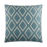 Matteo Turquoise Throw Pillow With Insert Throw Pillows LOOMLAN By D.V. Kap