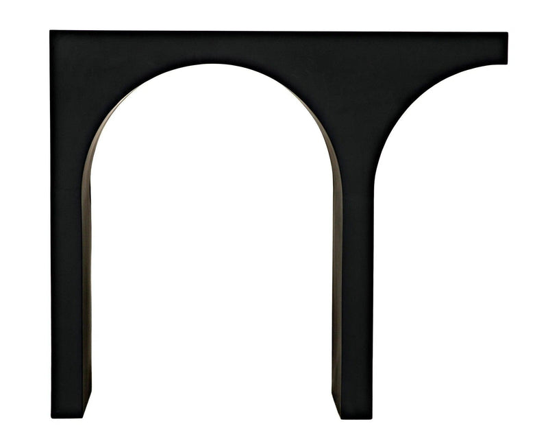 Maximus Console/Side Table, Black Steel Side Tables LOOMLAN By Noir