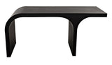 Maximus Desk, Black Unique Shape Modern Desk Home Office Desks LOOMLAN By Noir