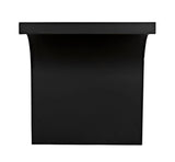 Maximus Desk, Black Unique Shape Modern Desk Home Office Desks LOOMLAN By Noir