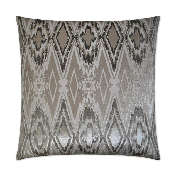 Maximus Platinum Throw Pillow With Insert Throw Pillows LOOMLAN By D.V. Kap