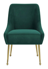 Maxine Polyester Upholstered Armless Dining Chair