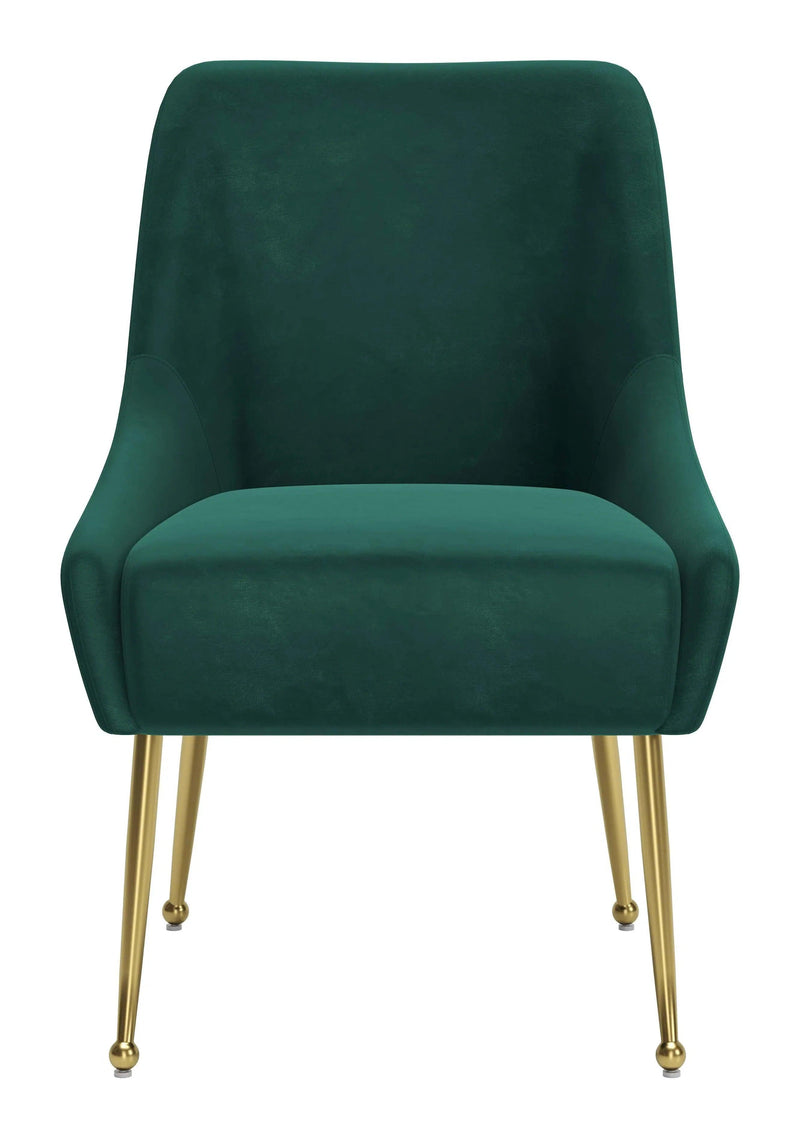 Maxine Polyester Upholstered Armless Dining Chair