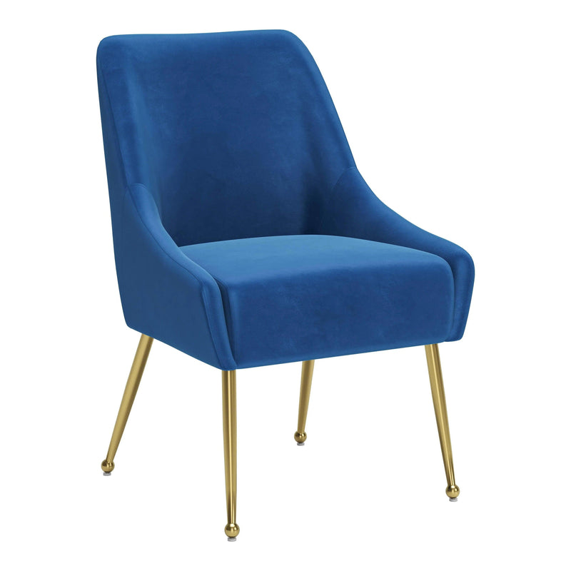 Maxine Polyester Upholstered Armless Dining Chair